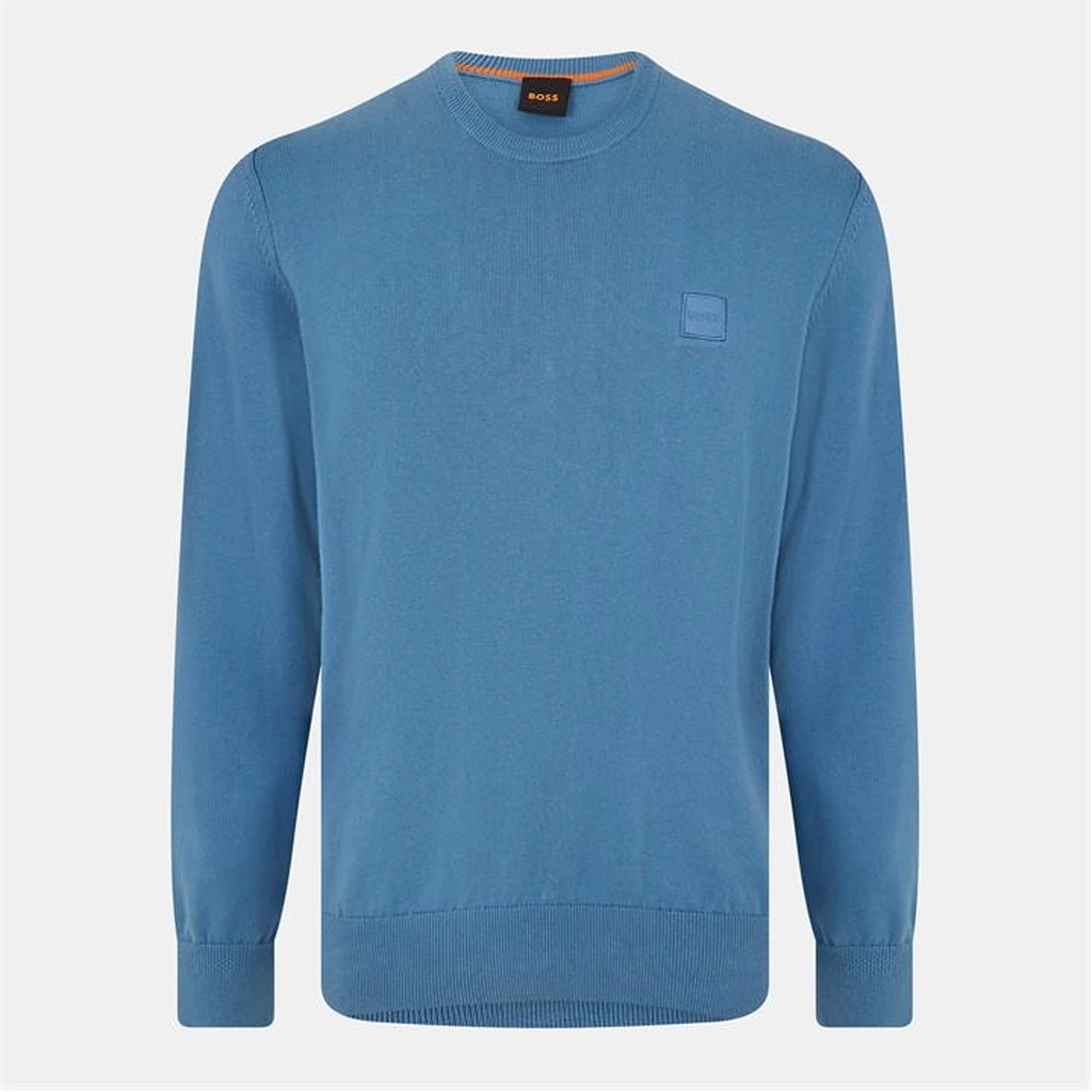 Hugo Boss Kanovano Knitted Jumper - Blue